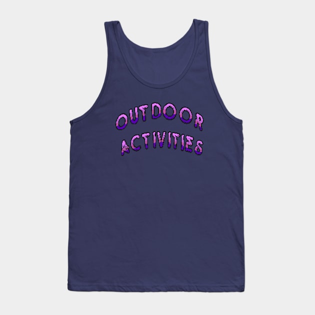 Outdoor Activities (Purple) Tank Top by DiegoMRodriguez